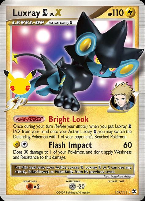 luxray gl lv x 109/111 world championship 2009|pokemon Luxray 109 price.